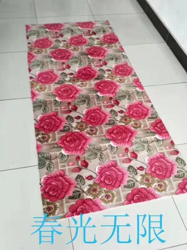 Printed coil floor mat