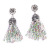 Europe and the United States foreign trade crystal tassel earrings studs earrings accessories female style retro fashion hand set diamond earrings small ornaments