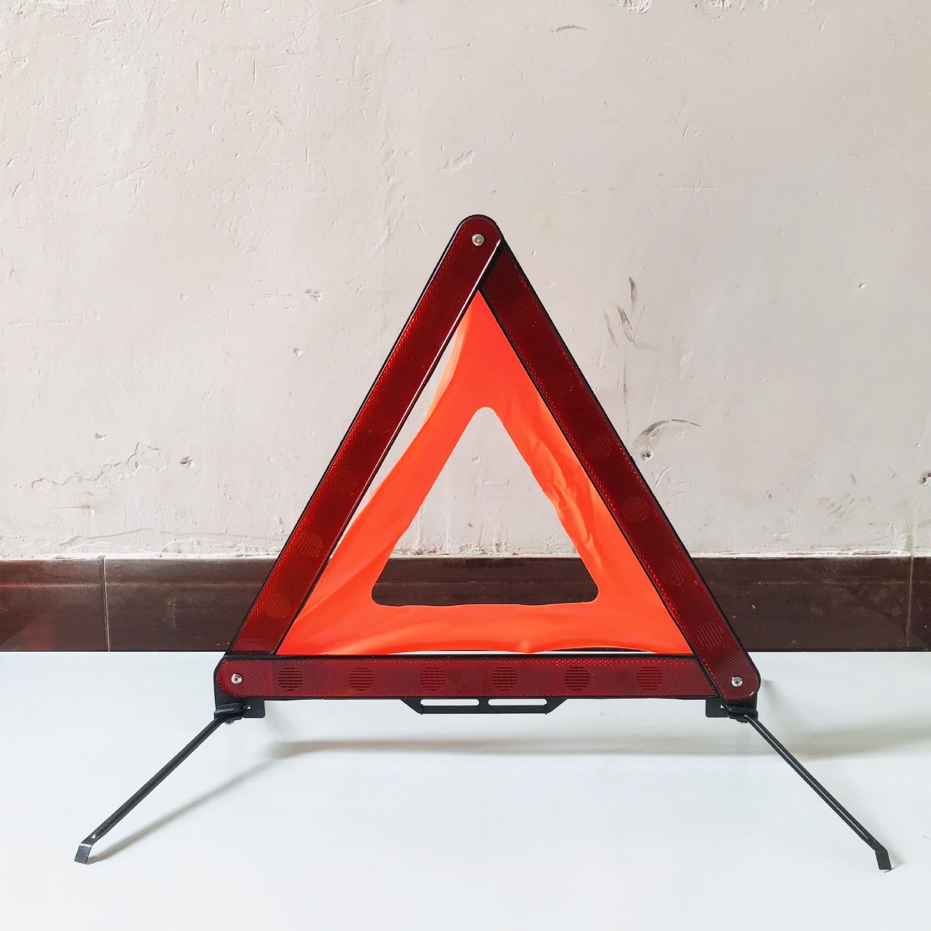 警示牌三脚架车用故障反光停车安全国标 三角架 小红盒_颇特汽车用品