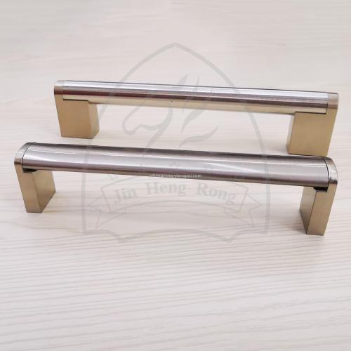 stainless steel handle round square leg hollow handle wardrobe and cabinet small handle furniture drawer small handle hardware