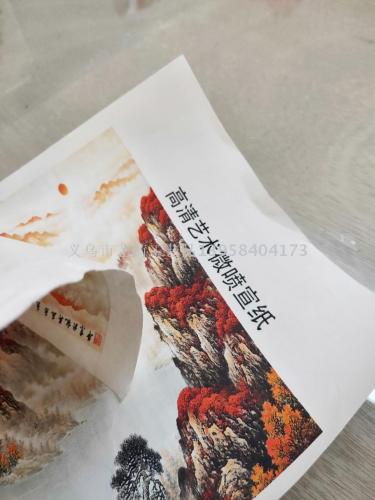 Traditional Chinese Painting Selection Printing Non-Woven Paper Inkjet Photo Paper Decorative Painting Canvas Landscape Flower Printing