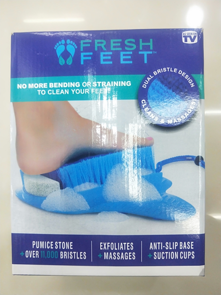Fresh feet exfoliator foot cleaner wipe feet with foot stone bath massage scrub foot grinder