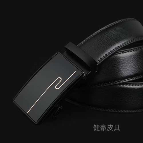 Men‘s Belt Automatic Buckle Korean Fashion Leisure Middle-Aged Youth Belt Support Hair Buckle mixed Style