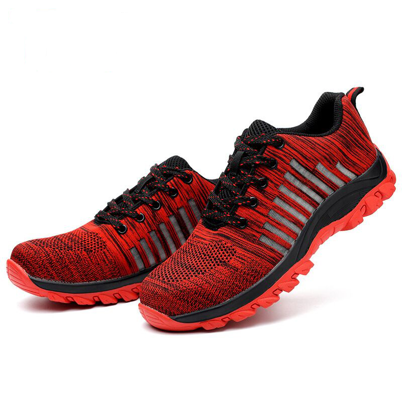 Cross - boundary labor protection shoes, male anti - smash anti - puncture steel baotou breathable a