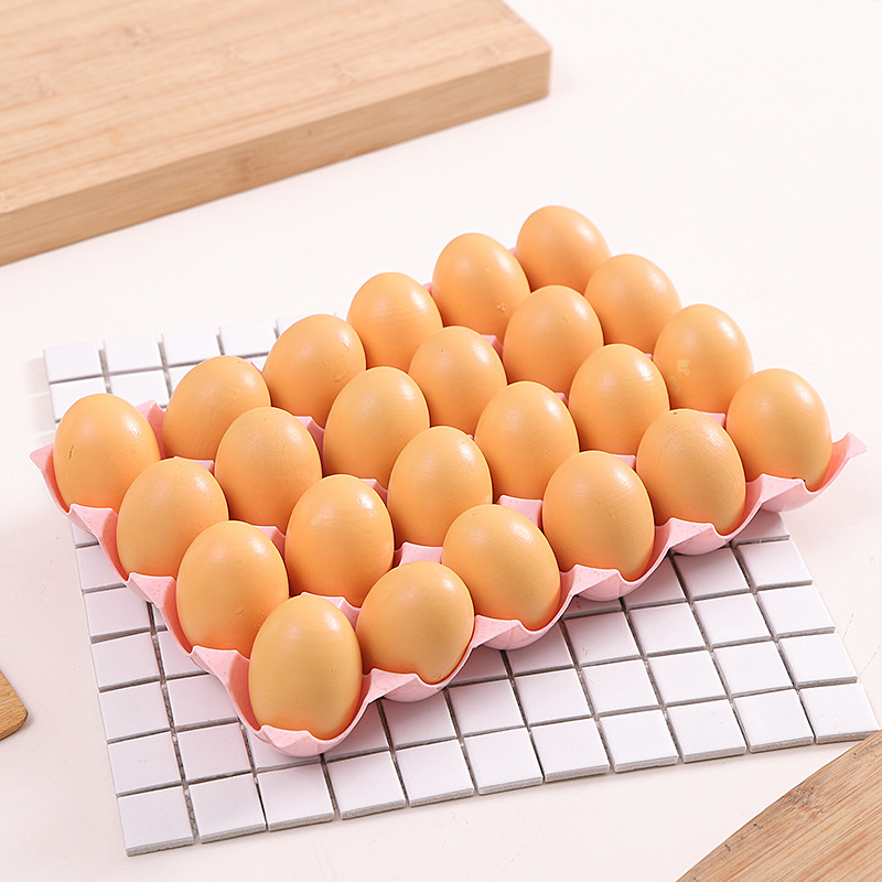 鸡蛋收纳盒架家用冰箱长方形格子鸡蛋保鲜盒蛋格egg holder box