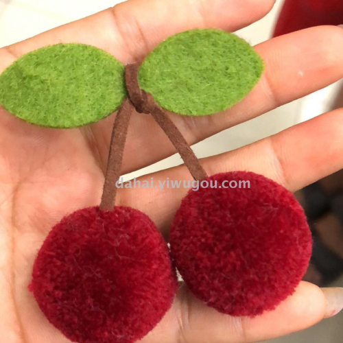 Cherry Hair Ball Customization， 2cm， 2.5cm， 3cm， Matching， Wholesale