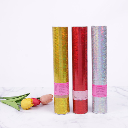 laser shape paper tube sequined paper colorful paper scrap fireworks display salute hand twist button fireworks tube holiday supplies a