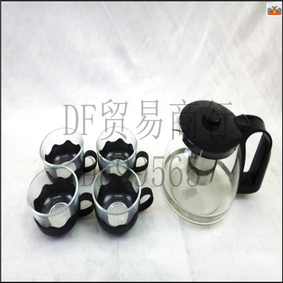 DF99565 DF Trading House 5-piece tea kettle stainless steel kitchen hotel supplies tableware