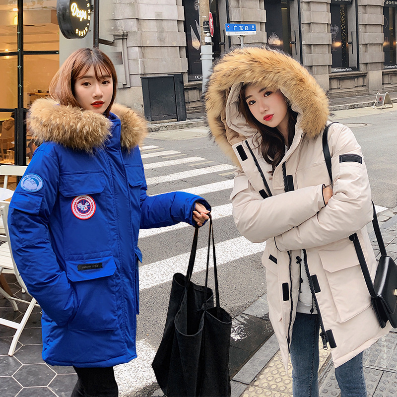 New he suits for the down cotton - padded getting warm clothing against the cold in the long lovers