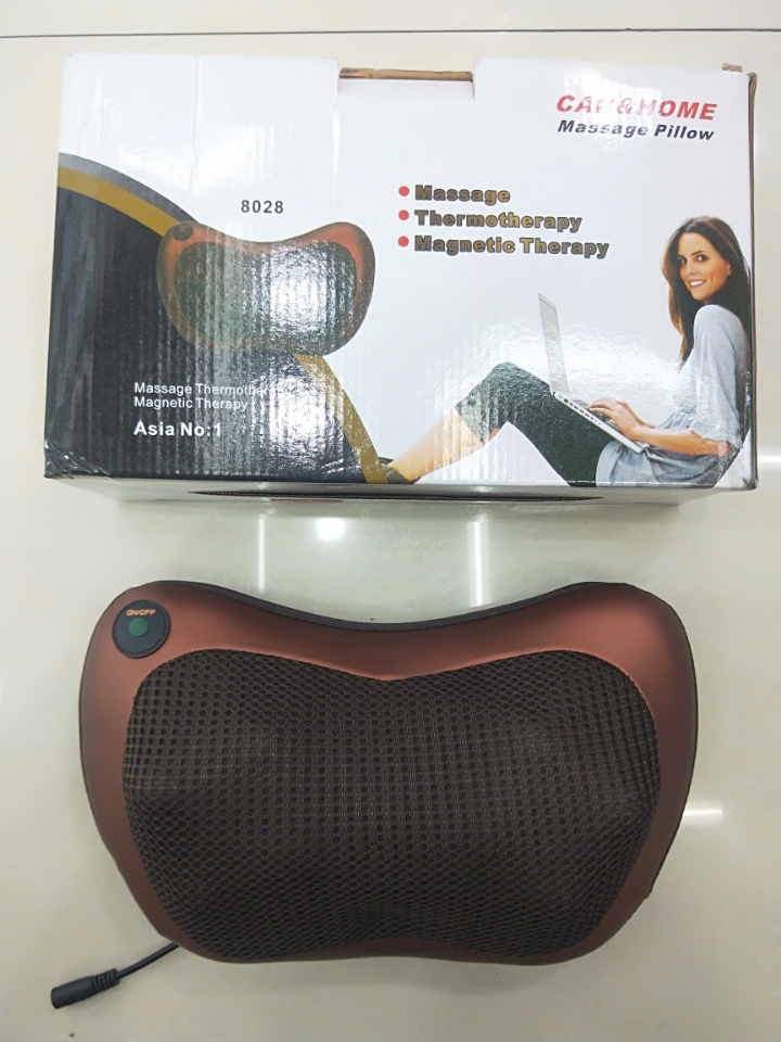 Massage pillow features electric front and back Massage pillow