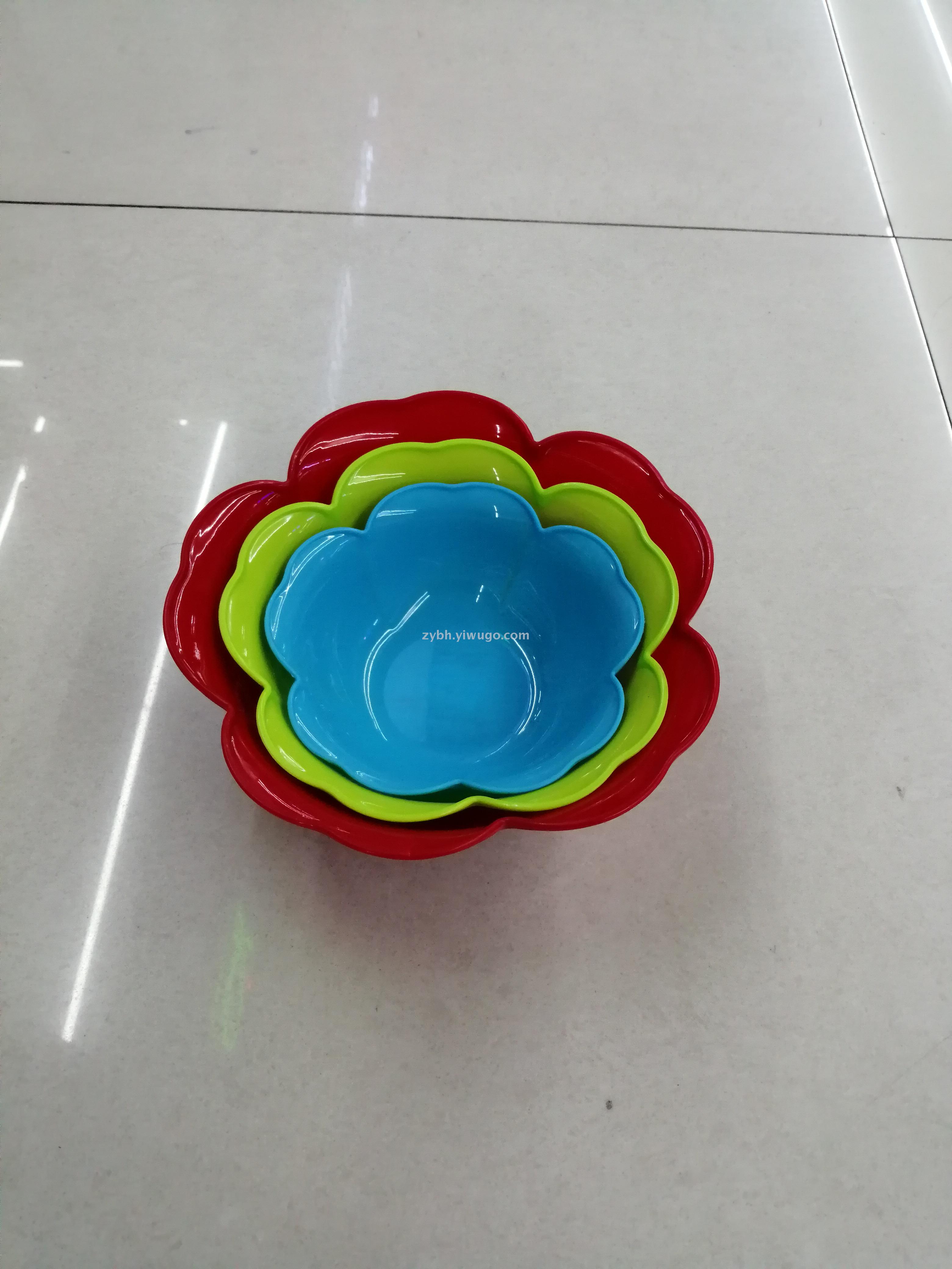 塑料小干果碟果篮梅花沙拉碗塑料盘子心形盘子塑料小碟子