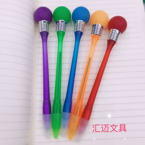 creative Toy Pen Knock Ball Pen Color Light Pen Cute Gift Student Prize Ballpoint Pen Factory Wholesale
