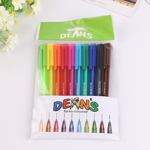 432 35 Mp10 Color Ballpoint Pen Ballpoint Pen | Multi-Color Ballpoint Pen | 10 M Color Rod Color Core Triangle Pole