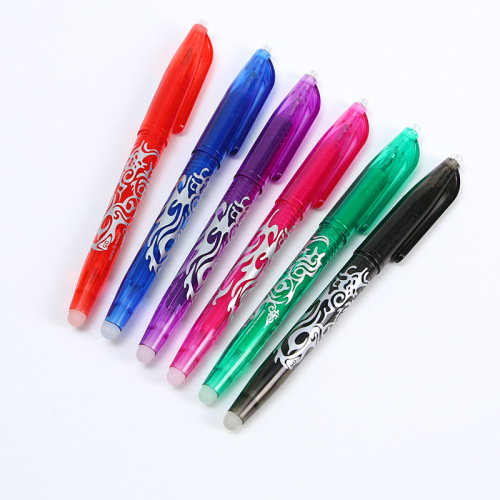 Foreign Trade Hot-Selling New Arrival Temperature Control Erasable Gel Pen Creative Heat Erasable 0.5 Colored Art Pen Factory Wholesale