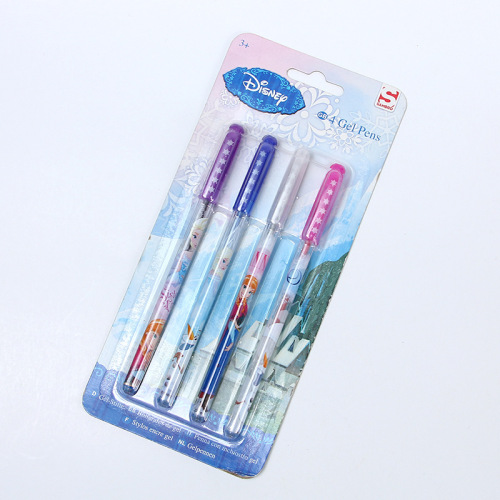 Foreign Trade Hot Selling Environmentally Friendly Plastic Cartoon Color Neutral Ball Pen Creative Gouache Fluorescent Pen Student Stationery Factory Batch