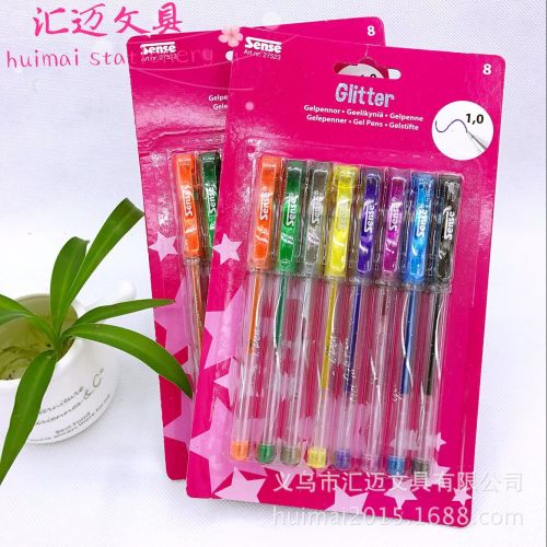 Custom Tattoo Pen Flash Pen Fluorescent Pen Color Gel Pen Factory Direct Sales Customization as Request People Painted