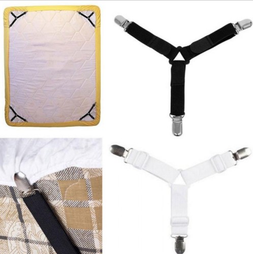 4pcs adjustable sheet buckle non-slip fixed clothes trousers curtain clip multi-functional sheet holder