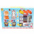 Play House Cartoon Doll Simulation Food Drink Toy 6623 Parent-Child Interactive Puzzle Mini Refrigerator Set