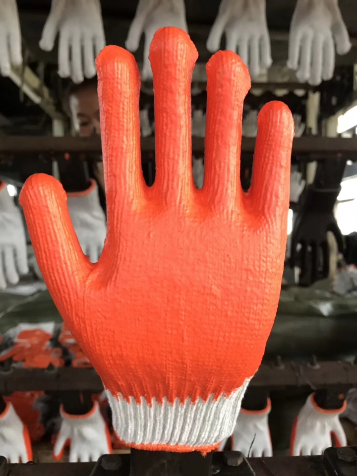 Labor protection gloves 7 needle large flat gloves pull resistance rough you deserve