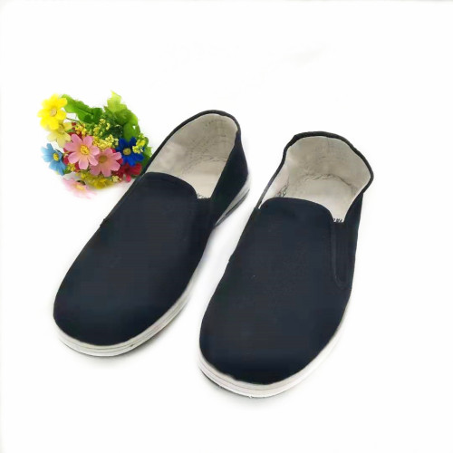 old beijing cloth shoes men‘s shoes work shoes outdoor shoes autumn breathable black cloth shoes slip-on middle-aged and elderly cloth shoes