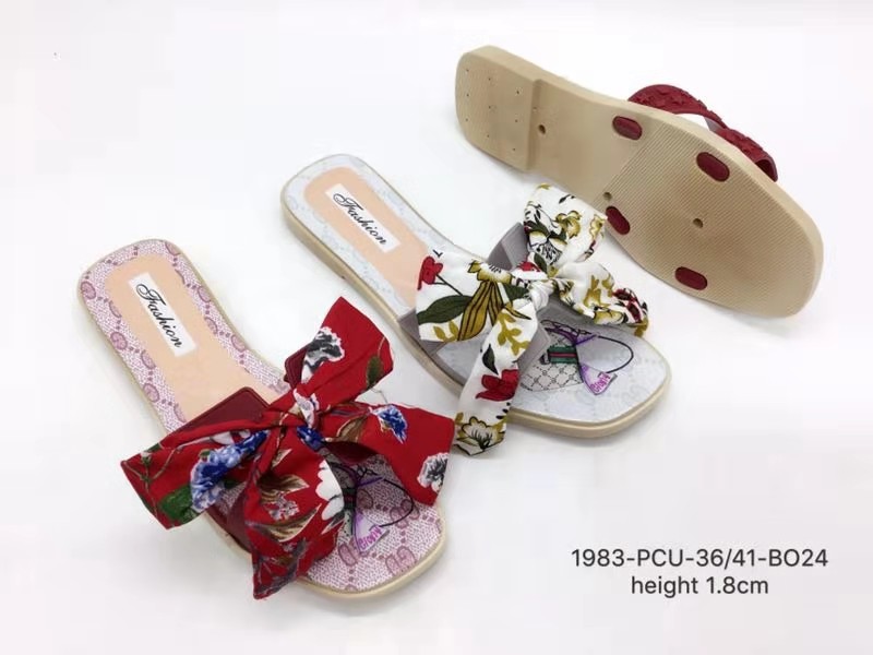 Supply DORA shoes beach resort style bow ribbon slippers