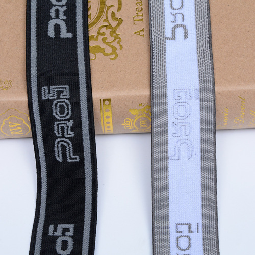 Clothing Ribbon Black and White English Letter Printing Ribbon Clothes Shoes and Hats Decorative Belt Thread Ribbon Ribbon