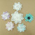 The new two-color ABS imitation pearl lotus double triple multi petal hand-stitched headpiece retro hairpin accessories