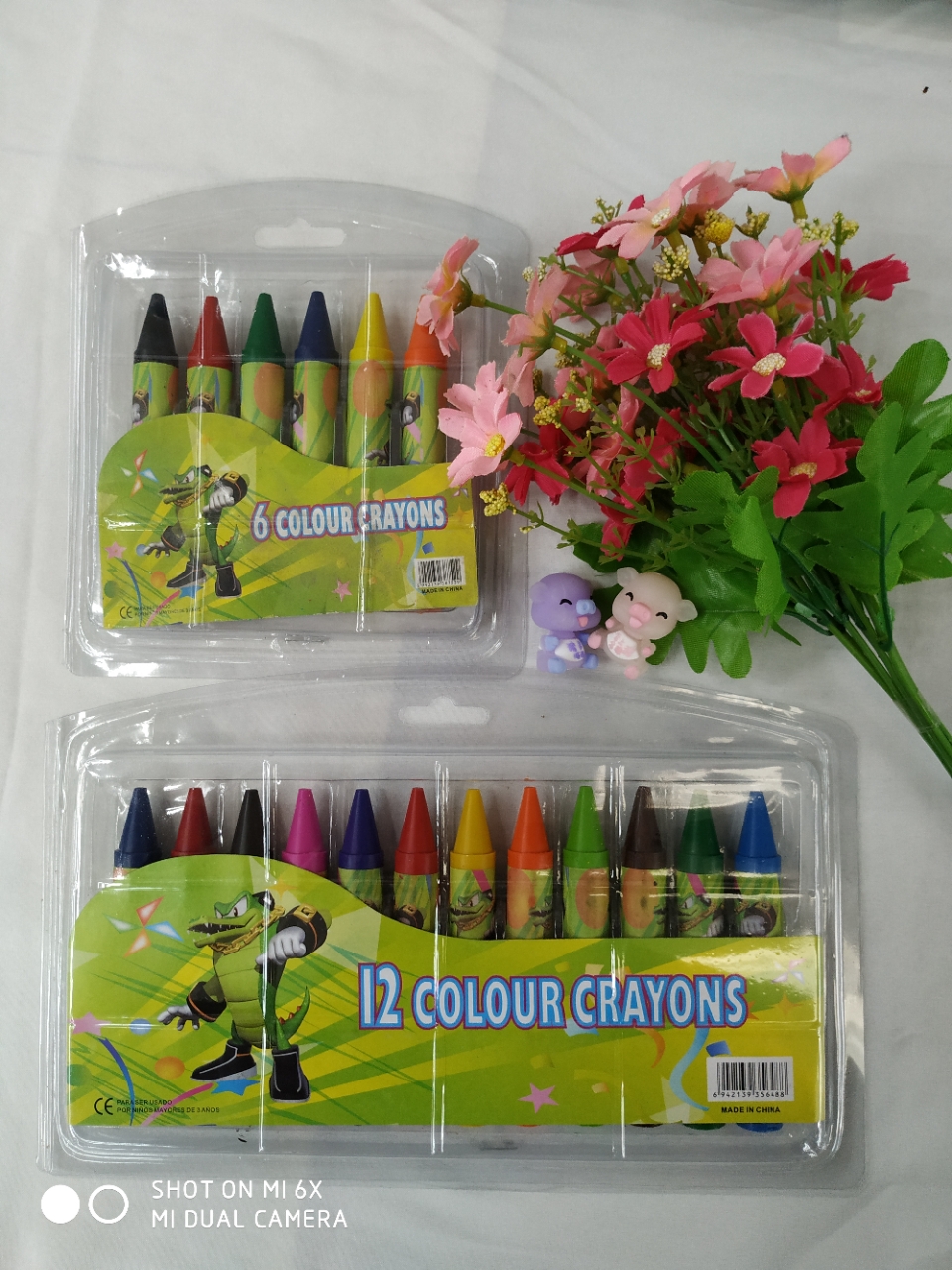 Thick crayon 6 color 12 color diameter 1.4mm long 10mm
