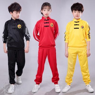 Children‘s Martial Arts Clothing Summer Boys and Girls Tai Ji Suit Exercise Clothing Martial Arts Hall Training Wear Long Short Sleeve Martial Arts Performance