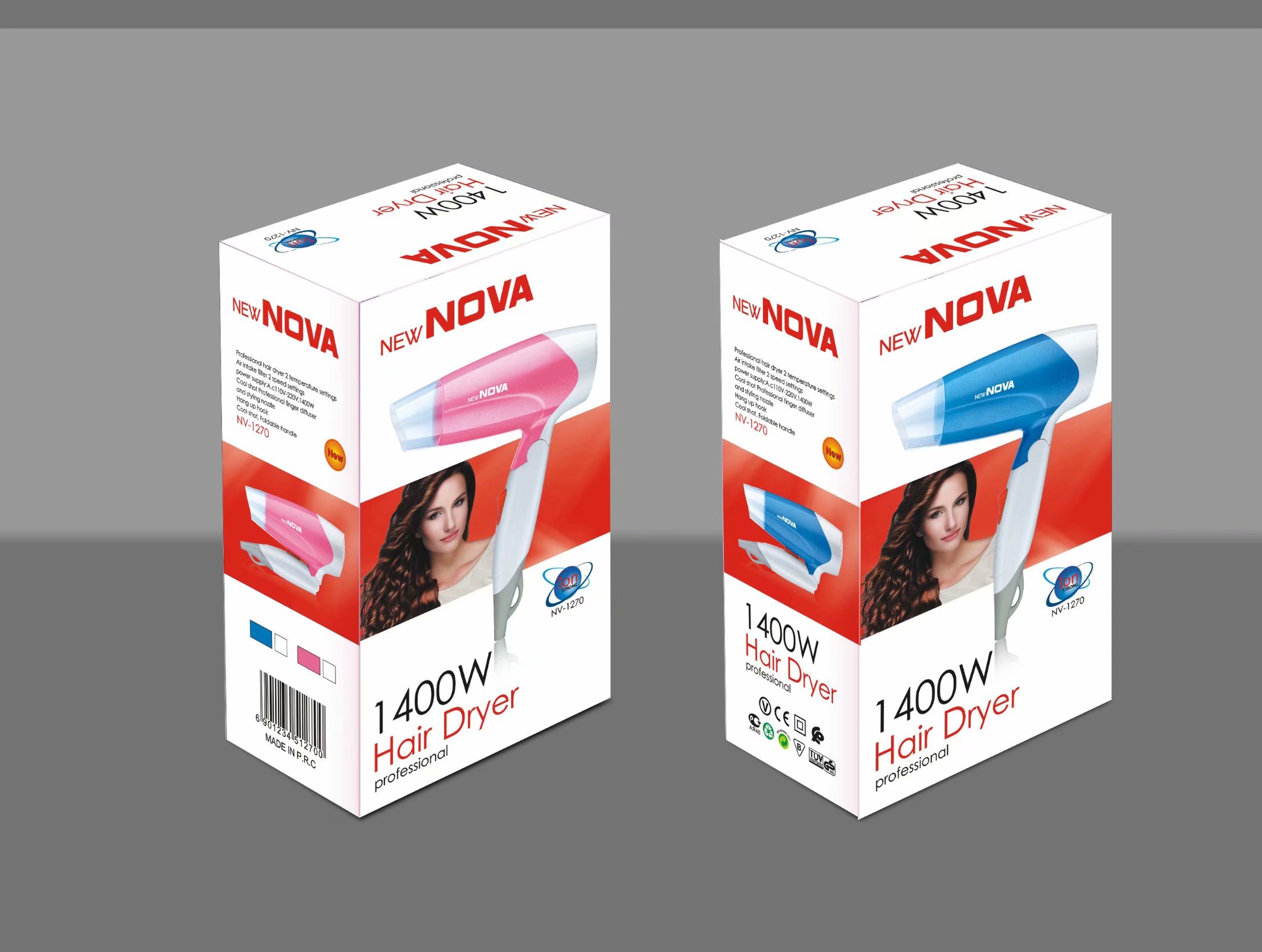 电吹风家用方便携带折叠小功率礼品学生宿舍吹风机