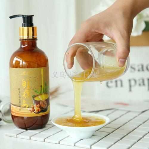 500ml/800ml haizi ginger shampoo ginger juice anti-drop authentic