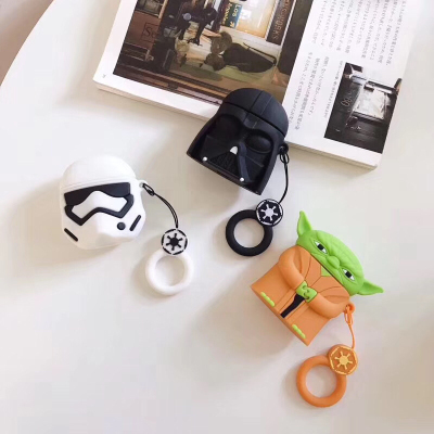 New Star Wars, darth vader, white knight, yoda, wireless bluetooth headset case.