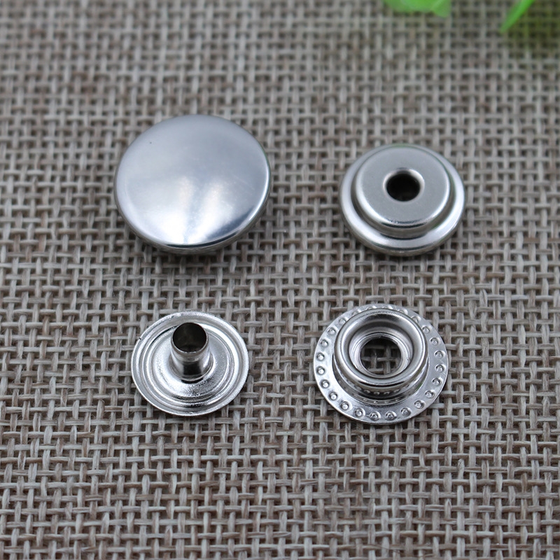 Manufacturer direct selling button metal smooth copper button 201#