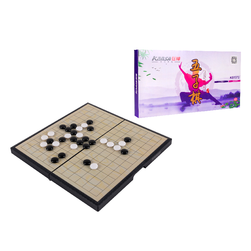 狂神1372五子连珠棋 3c/大号/磁石/塑连盘 黑白棋 亲子游戏棋