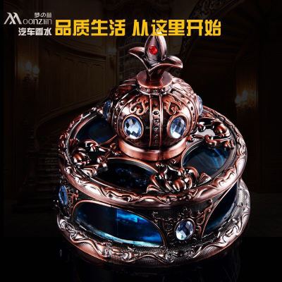 Manufacturer direct sales through time and space bronze insert diamond car interior retro perfume seat car decoration