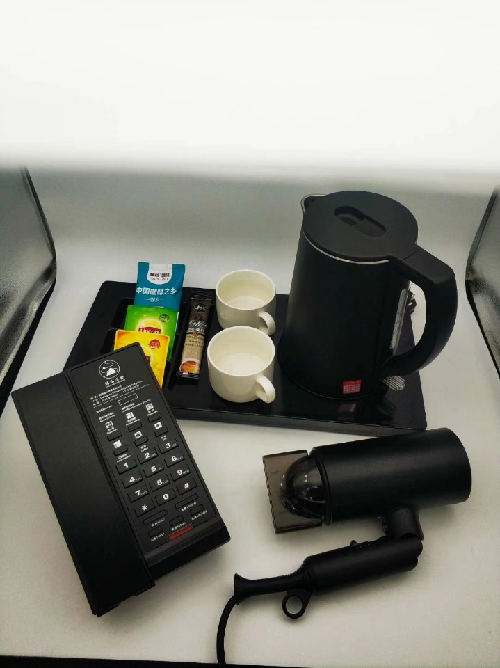 Hotel room supplies Hotel telephone Hotel hot kettle combination