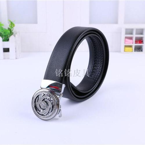 rotating belt head leather belt men‘s leather personality spirit guy quick hand hair stylist