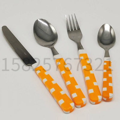Western steak knife fork spoon set of four main dinner knife fork Western tableware