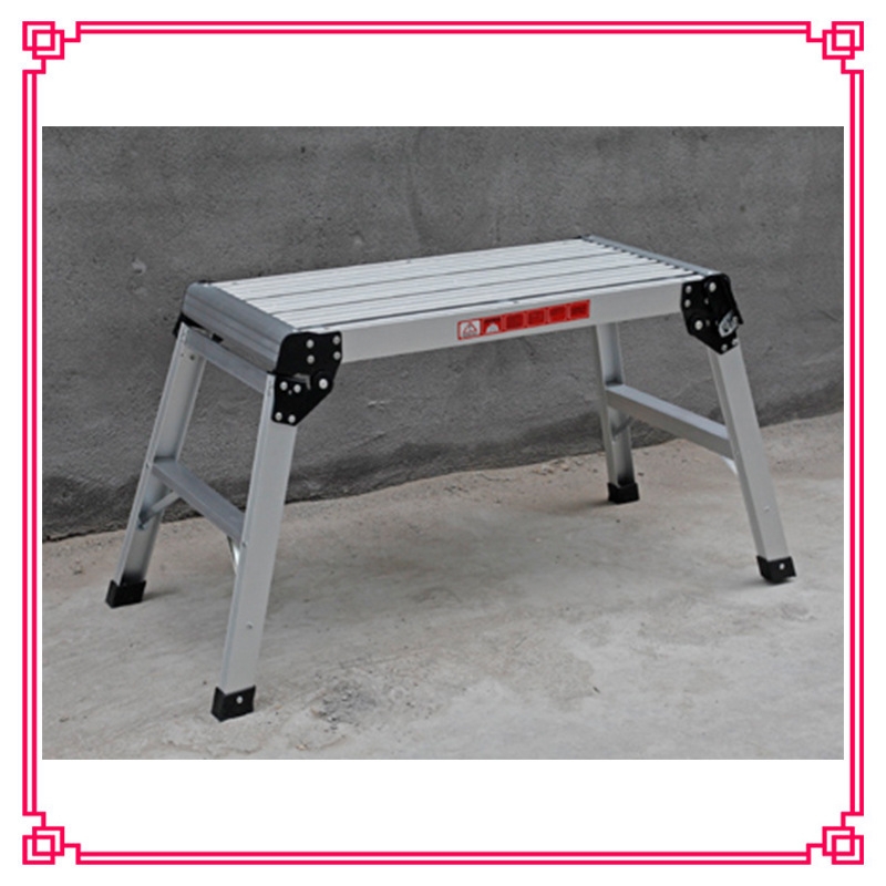 Indoor decoration folding horse bench multifunctional decoration table household engineering ladder aluminum alloy