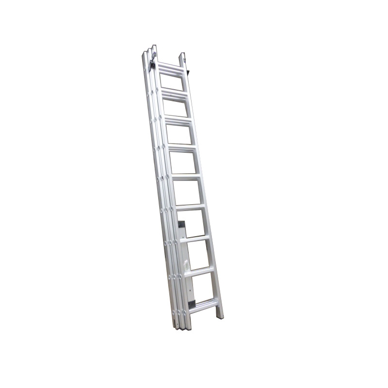 Wholesale aluminum alloy pull man word ladder straight work aluminum alloy multi-layer pull ladder project