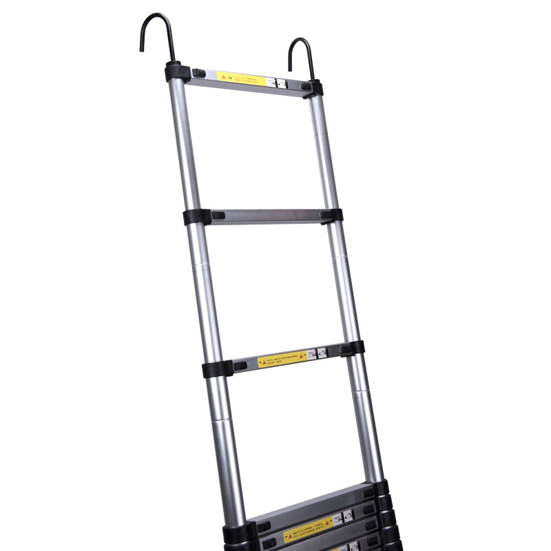 Electric power telecommunication ladder thickened aluminum alloy expansion ladder with hook tower elevator project aluminum ladder