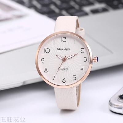 Foreign trade cross-border new oversized dial women's watches high-quality leather watchband women's quartz watches