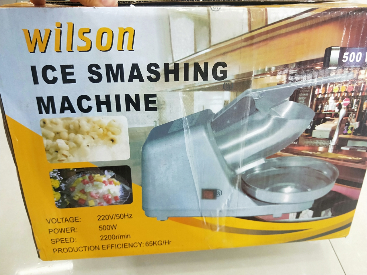 Wilson ice smashing machine snow shaving machine home power