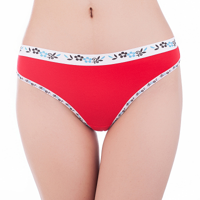Spot stock cotton flower printed thongs exported to Bangladesh women's underwear