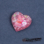 Heart-shaped frozen jewelry princess ring ear clip handmade finished DIY accessories resin flat plate