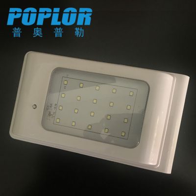 LED solar wall lamp 2W courtyard lamp community street lamp with switch light control