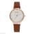 New hot trade wrist watch Korean version of the simple ultra-thin belt watch women's quartz watch sun moon