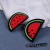 Green resin girl student decoration DIY children head accessories mobile phone accessories · simulation fruit