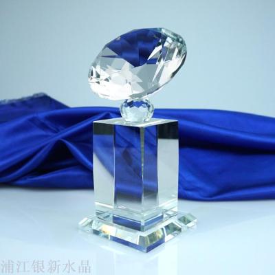 Crystal trophy customized diamond trophy engraved free engraved trophy spot manufacturers direct sales