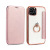 The new IP 11 PRO apple electroplating TPU leather case + ring bracket integrated protective case mobile phone case